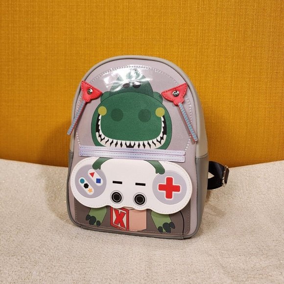Loungefly Disney Pixar Toy Story Rex Video Game Controller Mini Backpack NEW - Picture 11 of 14